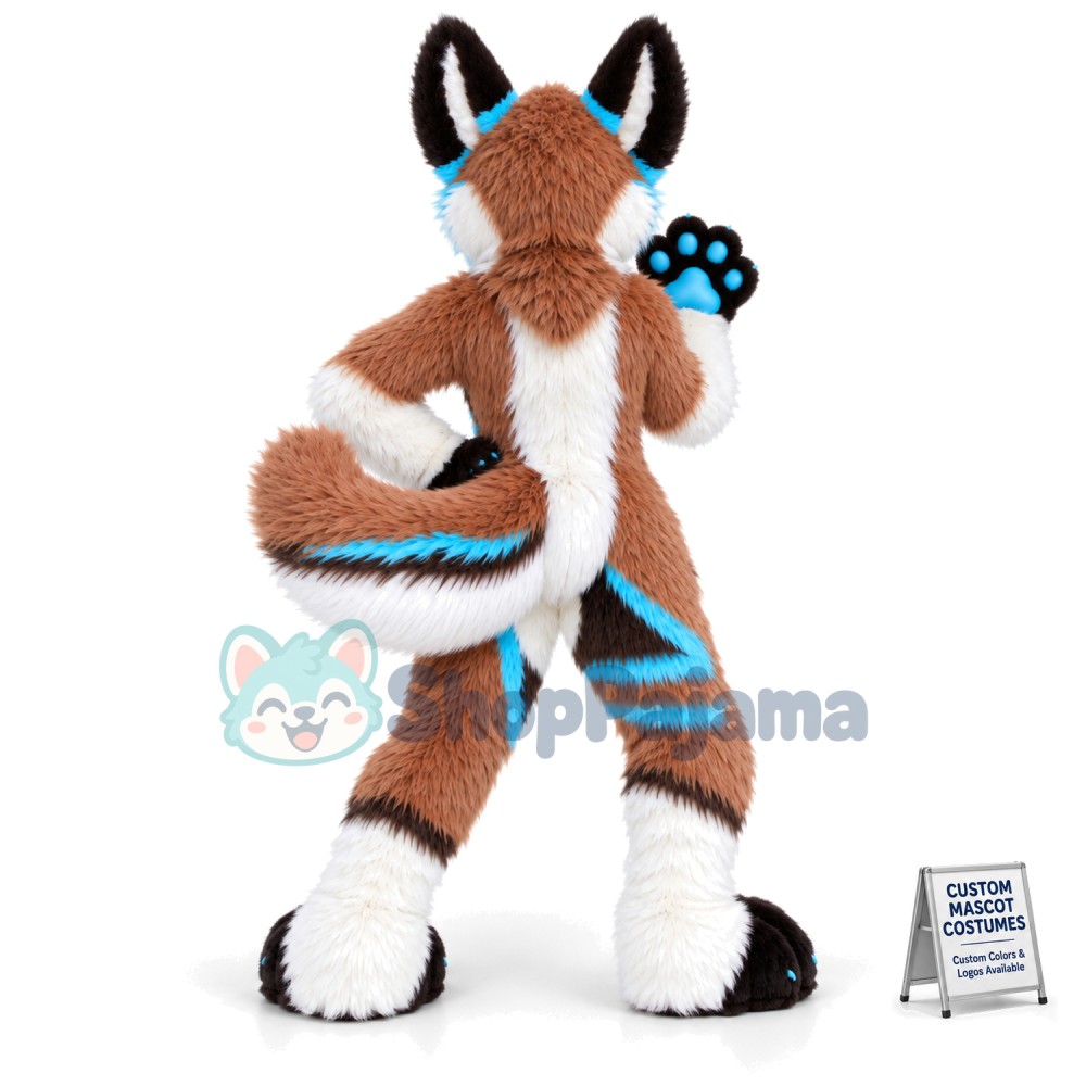 Dog Fox Wolf Realistic Mascot Costume
