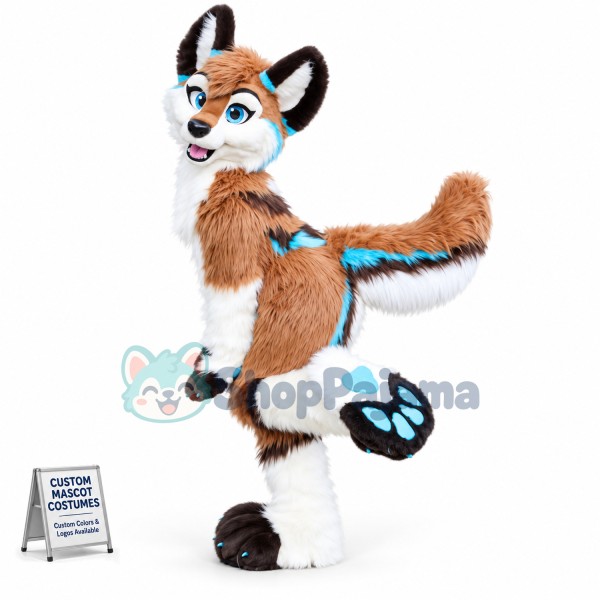 Dog Fox Wolf Realistic Mascot Costume