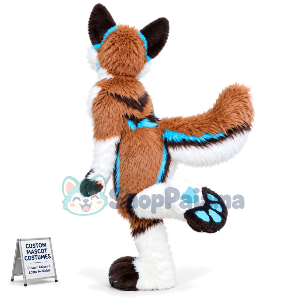 Dog Fox Wolf Realistic Mascot Costume