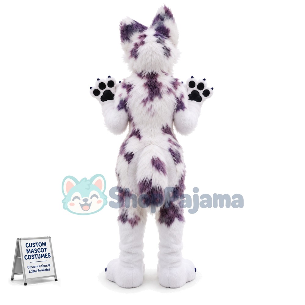 Happy Wolf Dog Mascot Costume