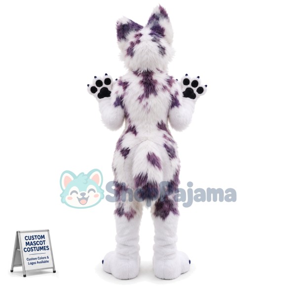 Happy Wolf Dog Mascot Costume