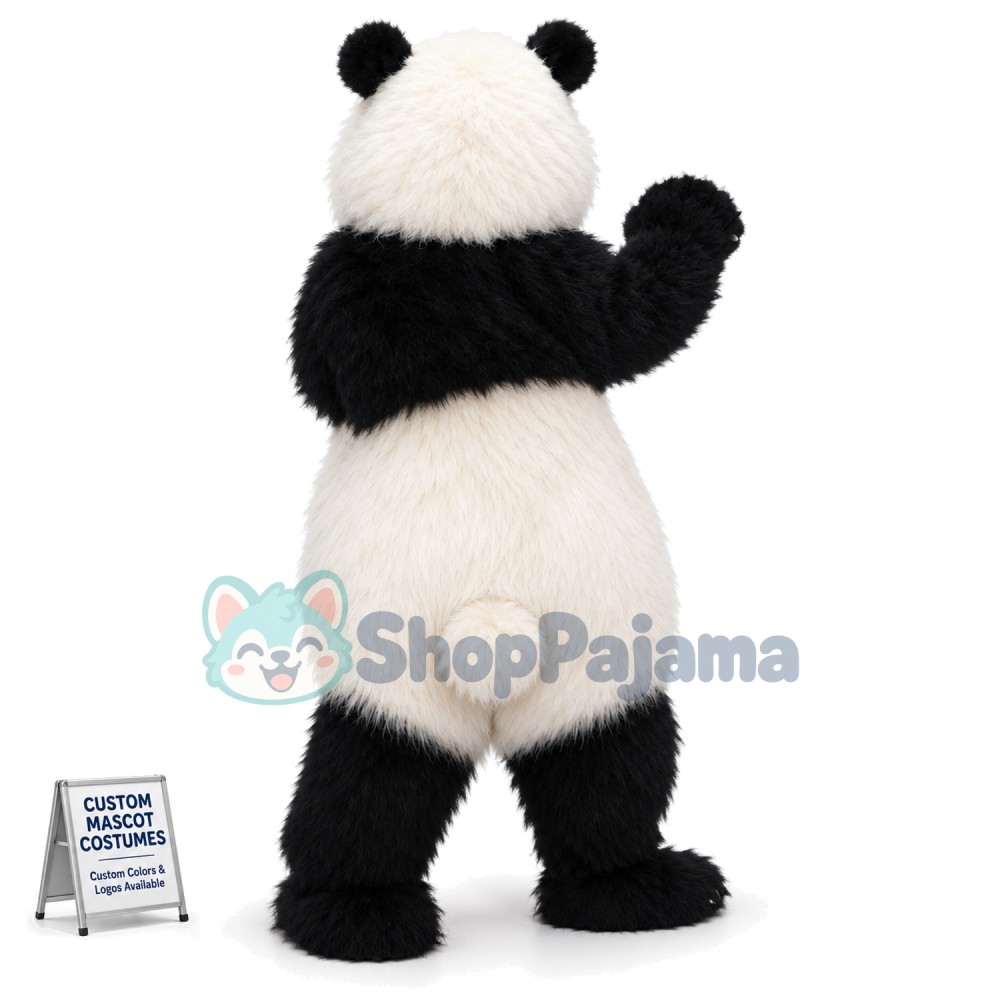 Realistic Panda Mascot Costume