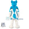 Superb Blue Husky Dog Wolf Mascot Costume