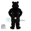 Superb Black Bear Mascot Costume