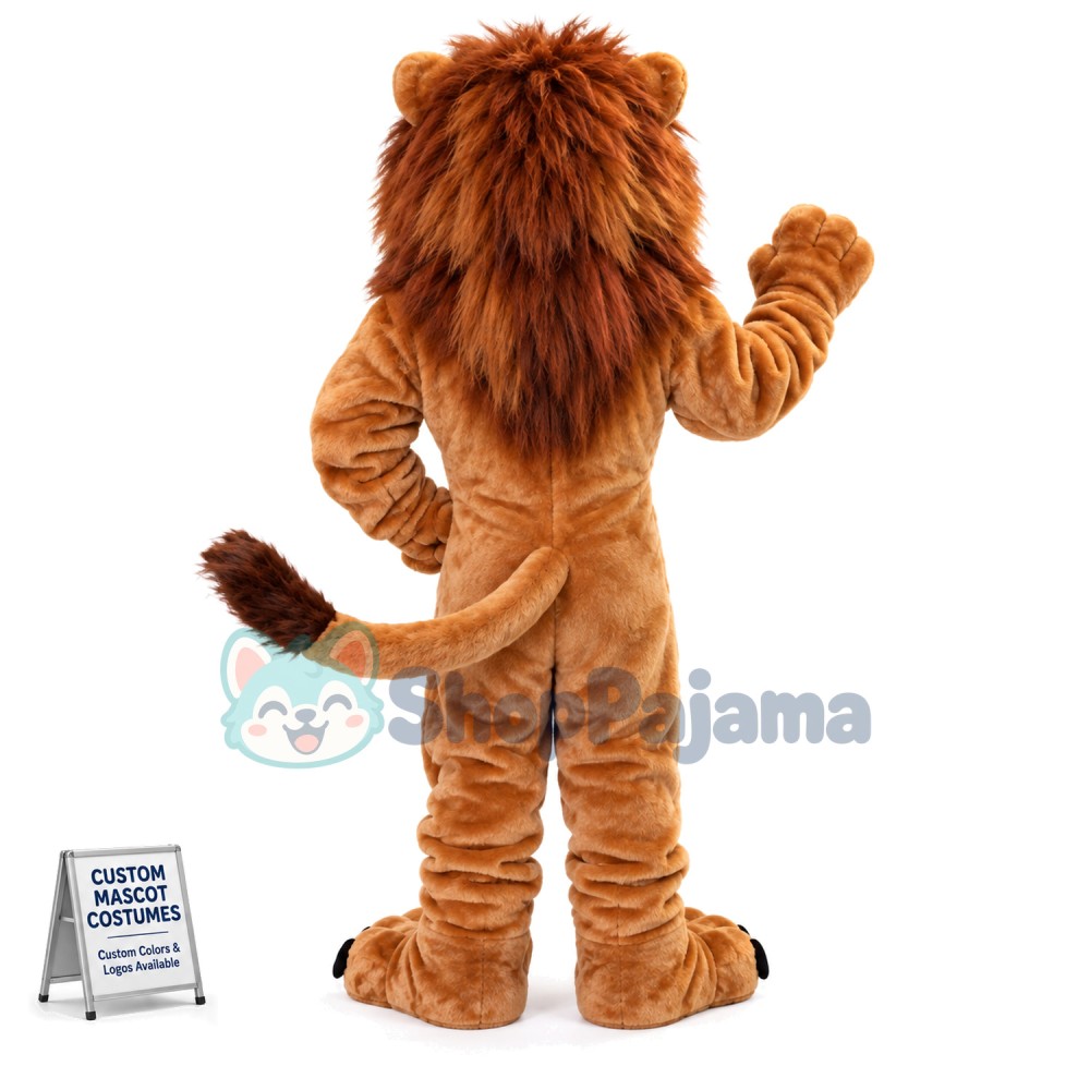 Superb Lion Mascot Costume