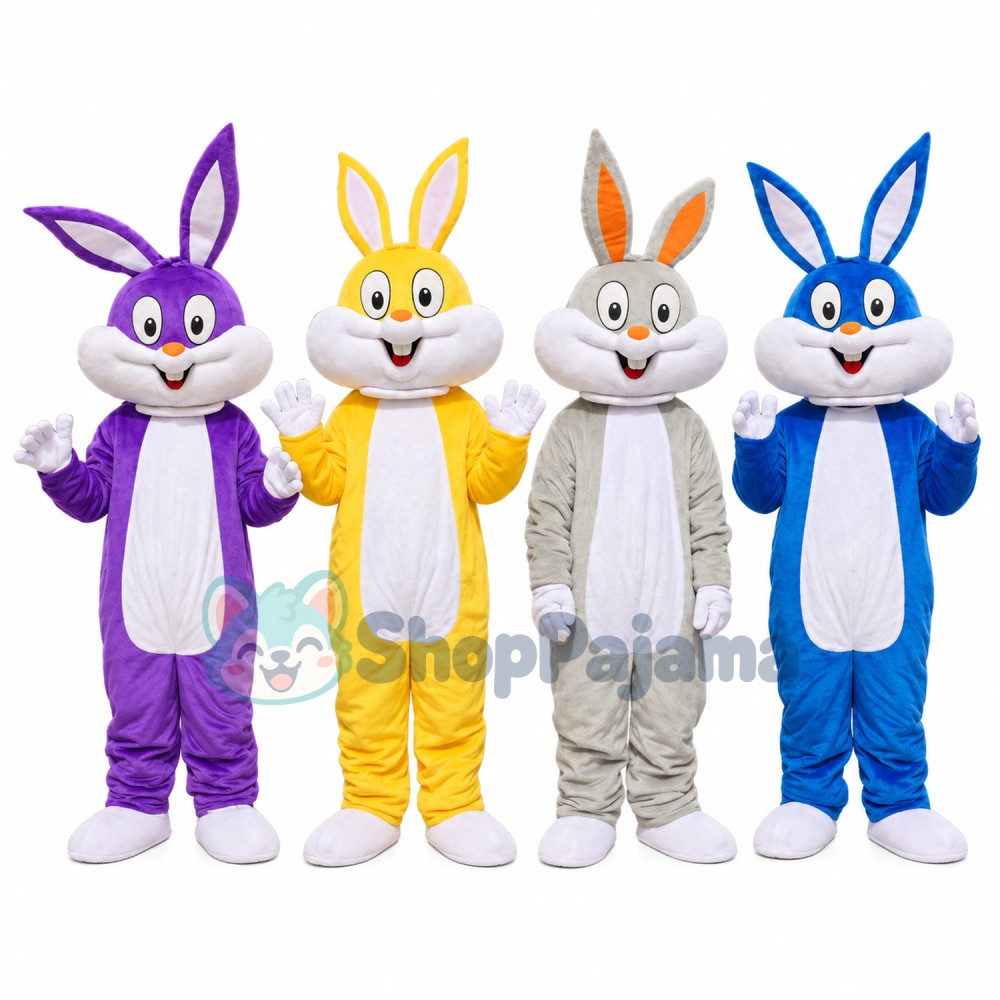 Adult Bugs Bunny Rabbit Mascot Costume