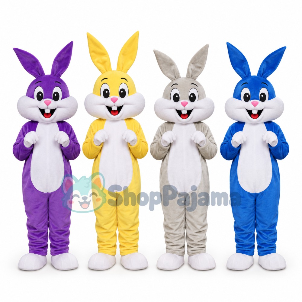 Adult Bugs Bunny Rabbit Mascot Costume