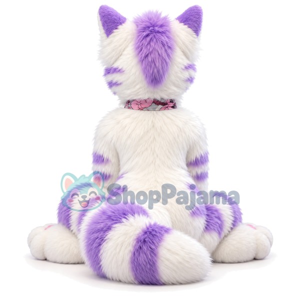 Cat Girl Realistic Mascot Costume