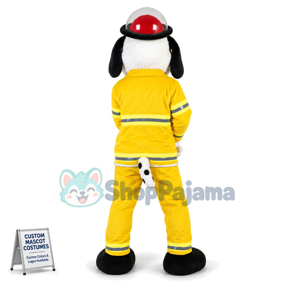 Professional Fire Dog Mascot Costume