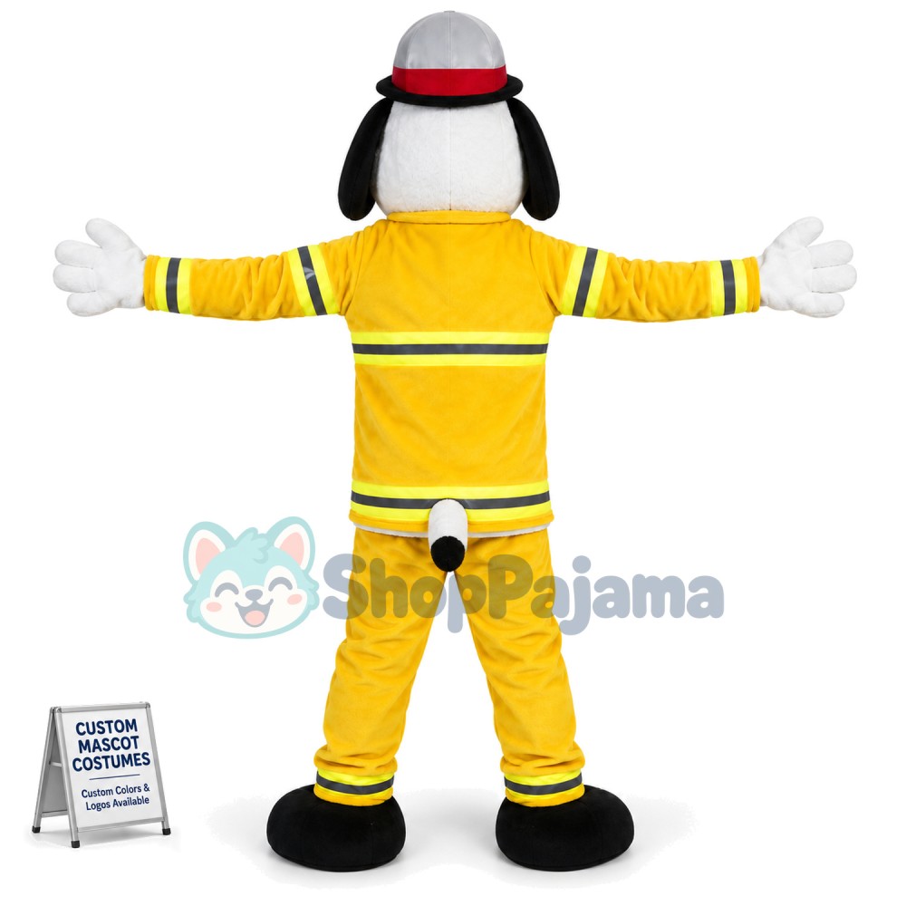 Professional Fire Dog Mascot Costume