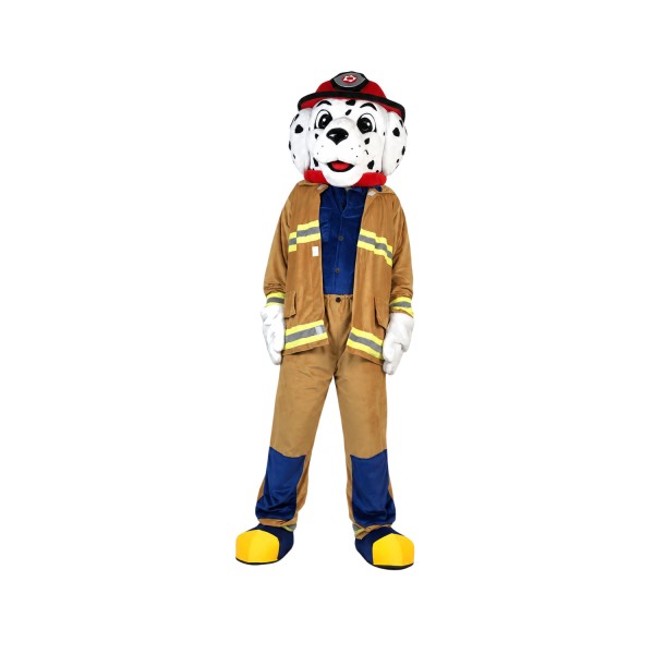 Professional Lightweight Fire Dog Mascot Costume