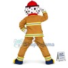 Professional Lightweight Fire Dog Mascot Costume