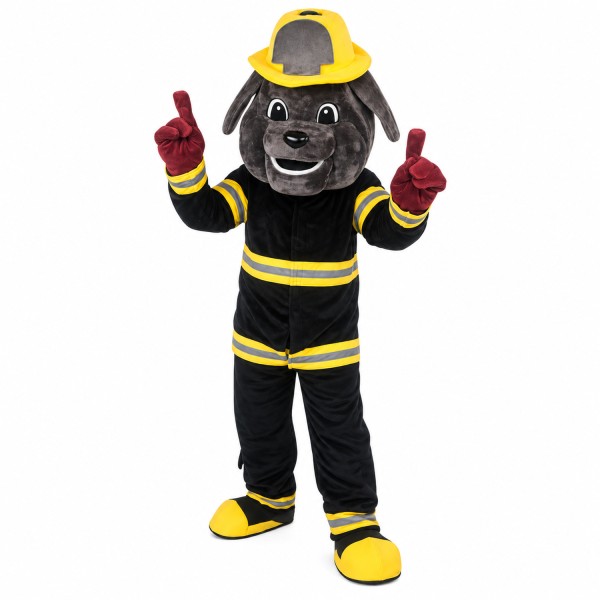Professional Fire Bulldog Mascot Costume