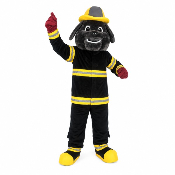 Professional Fire Bulldog Mascot Costume