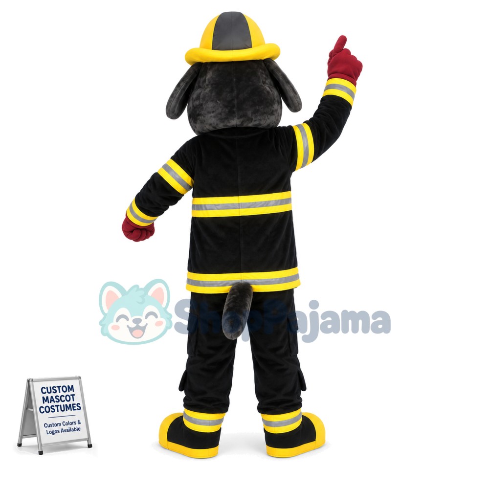 Professional Fire Bulldog Mascot Costume