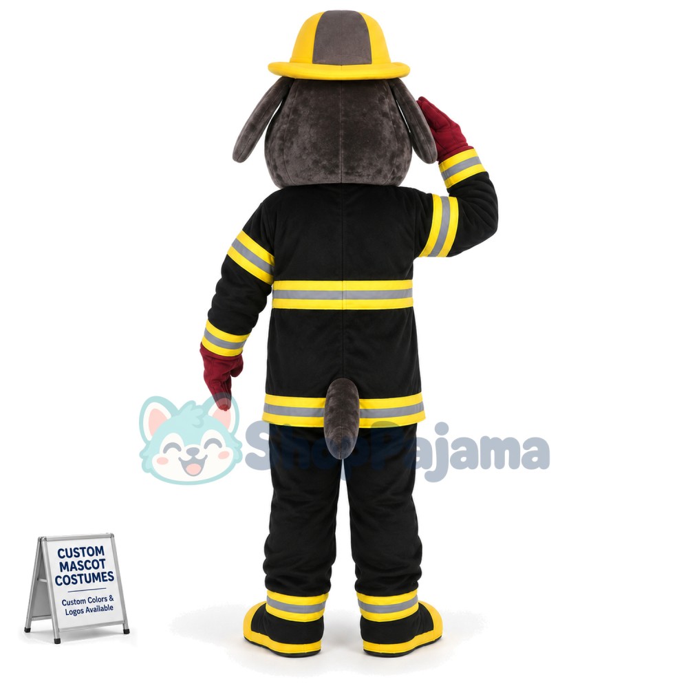Professional Fire Bulldog Mascot Costume