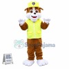 Paw Patrol Rubble Dog Mascot Costume