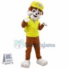 Happy Paw Patrol Rubble Dog Mascot Costume