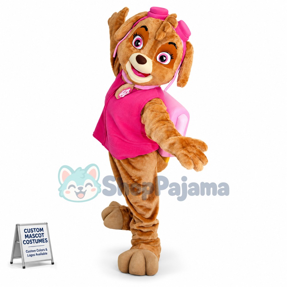Happy Paw Patrol Sky Dog Mascot Costume