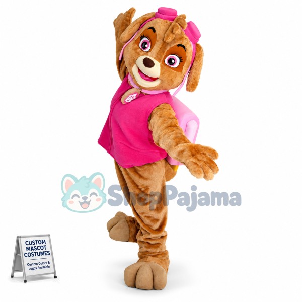 Happy Paw Patrol Sky Dog Mascot Costume