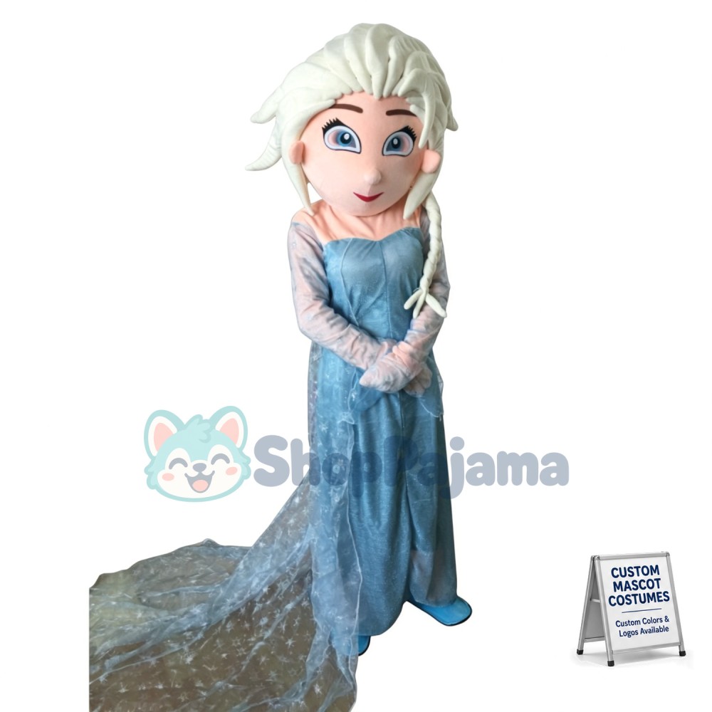 Frozen Princess Elsa Mascot Costume
