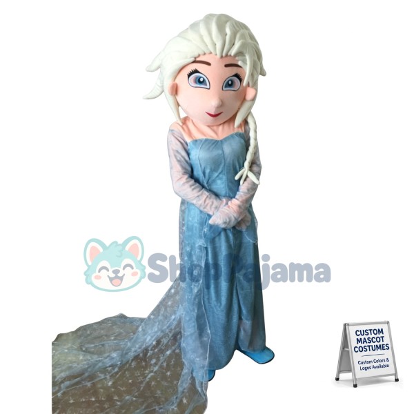 Frozen Princess Elsa Mascot Costume