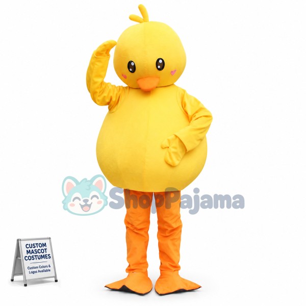Yellow Duck Mascot Costume