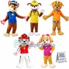 Paw Patrol - CHASE, MARSHALL, RUBBLE ,SKYE, ROCKY & ZUMA Mascot Costume