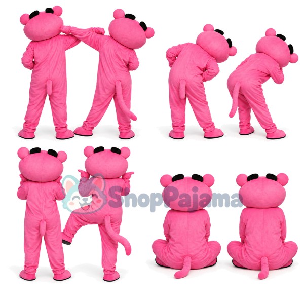 Pink Panther Mascot Costume