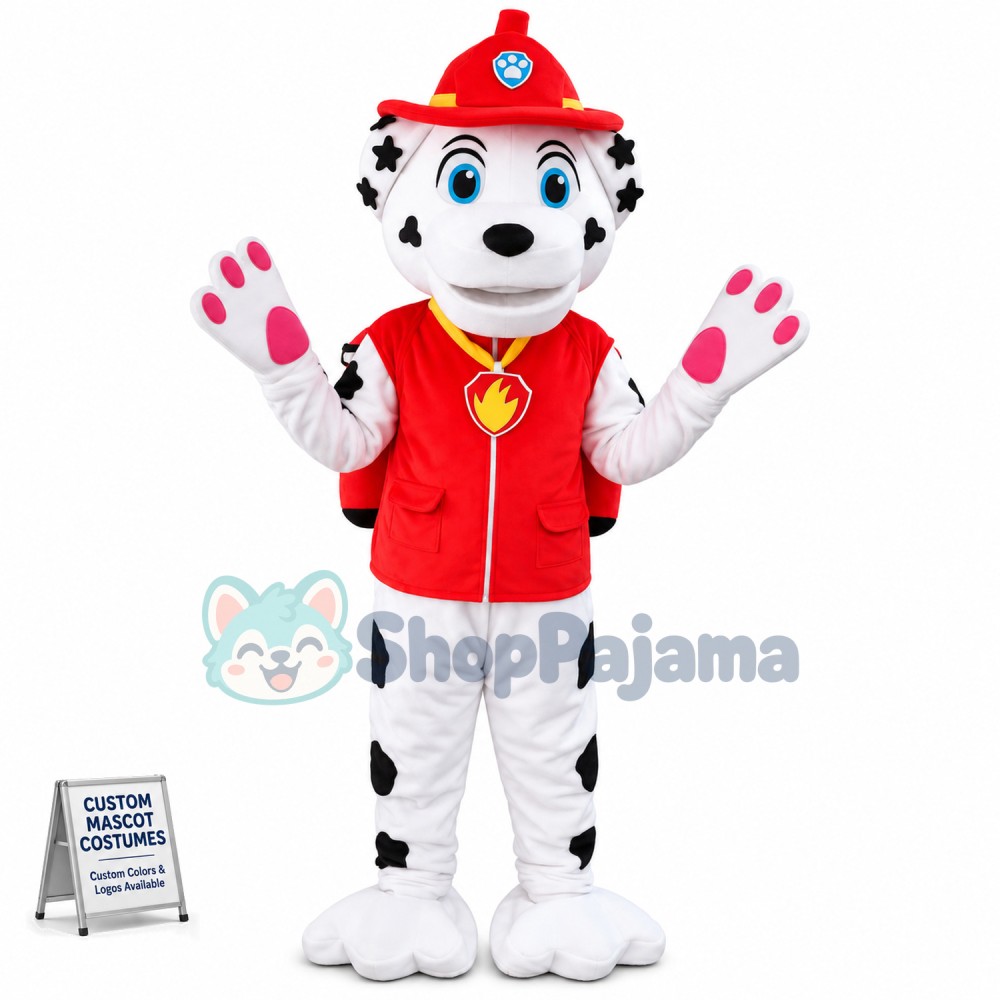 Paw Patrol Marshall Cartoon Mascot Costume