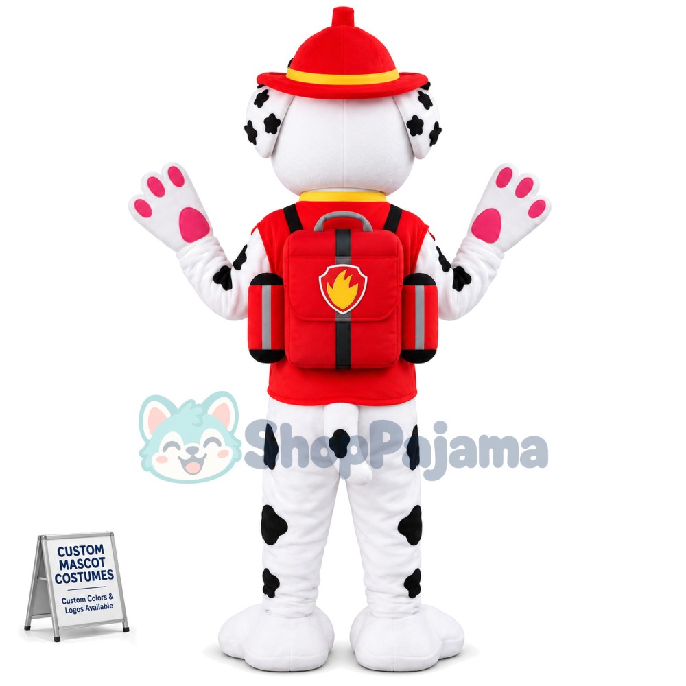 Paw Patrol Marshall Cartoon Mascot Costume