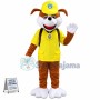 Paw Patrol Yellow Rubble Dog Mascot Costume