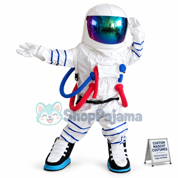 Spaceman Astronaut Mascot Costume
