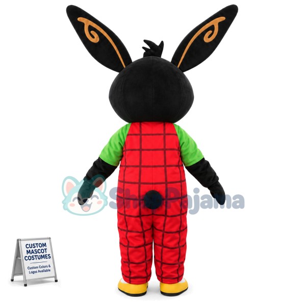 Bing Black Rabbit Mascot Costume