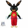 Bing Black Rabbit Mascot Costume