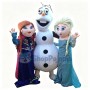 Frozen ELSA ANNA Olaf Mascot Costume