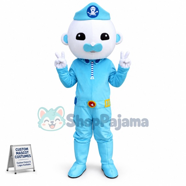 Giant Octonauts Captain Barnacles Mascot Costume