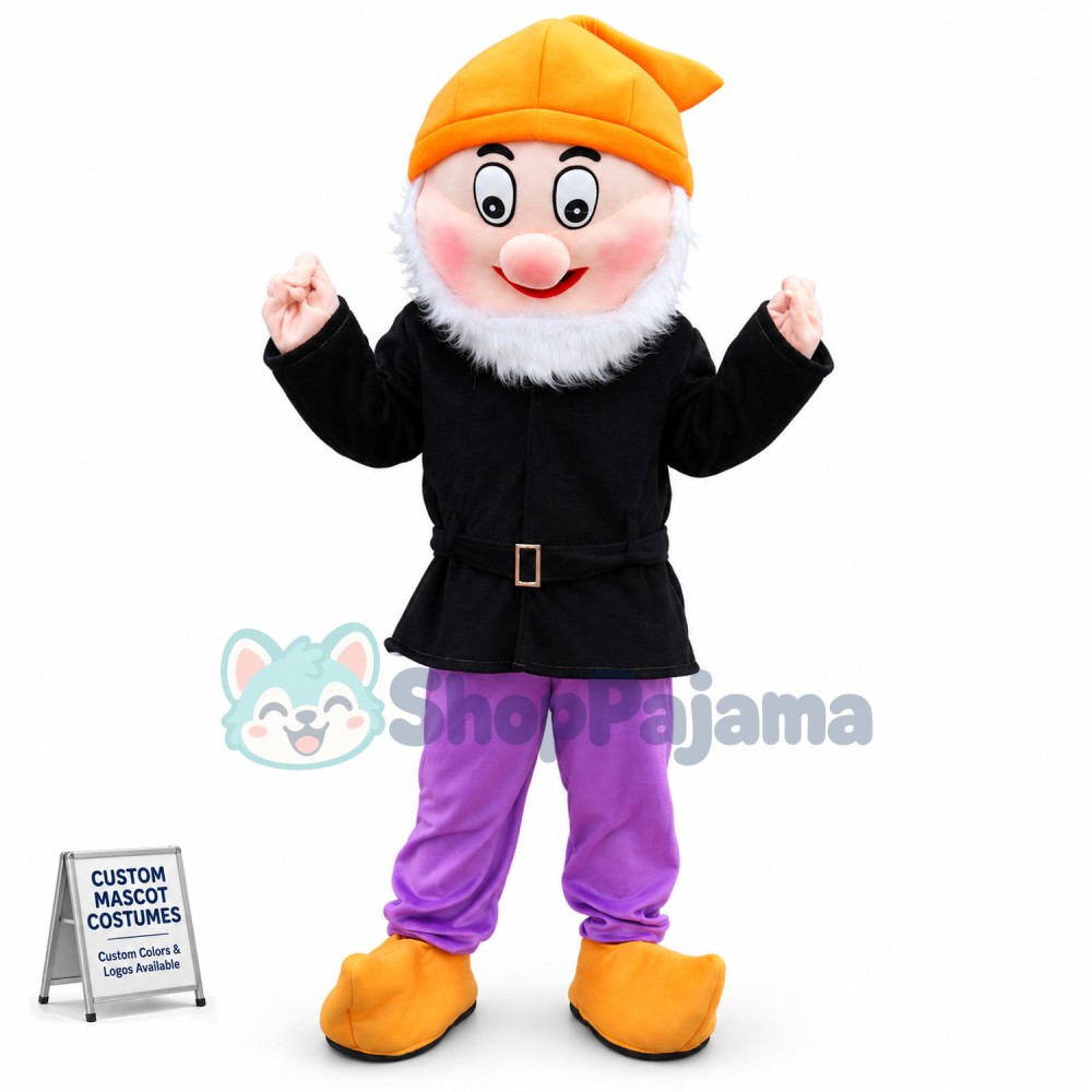Black Dwarf Mascot Costume