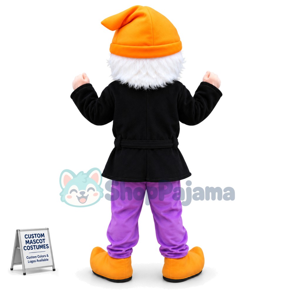 Black Dwarf Mascot Costume