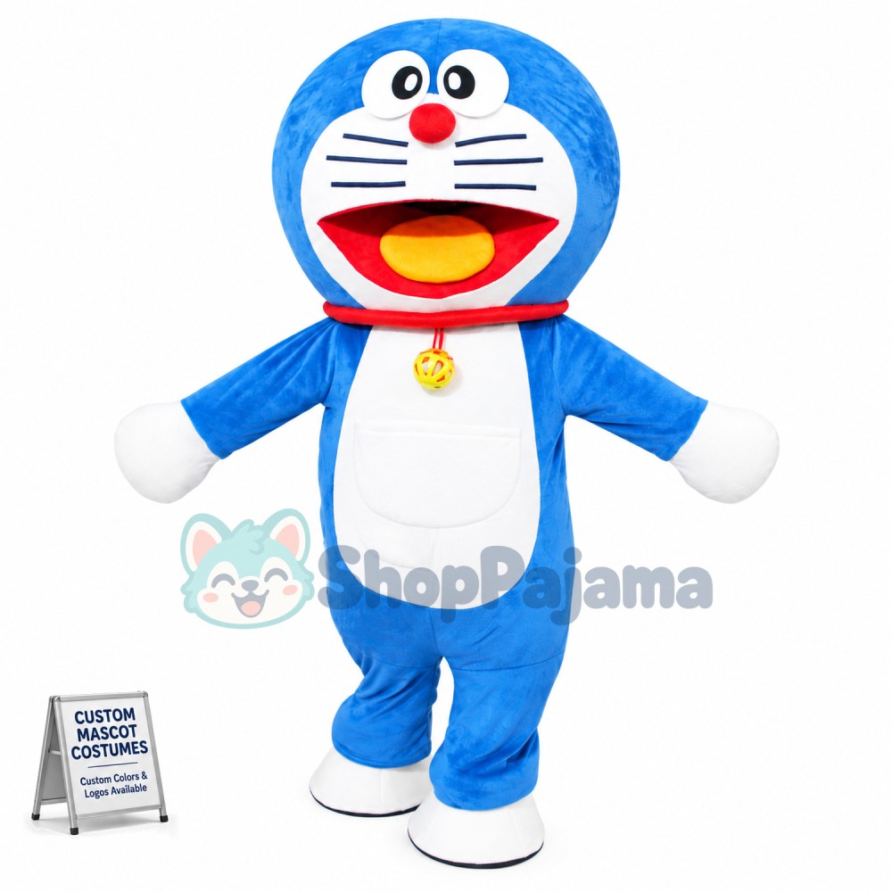 Cute Doraemon Mascot Costume