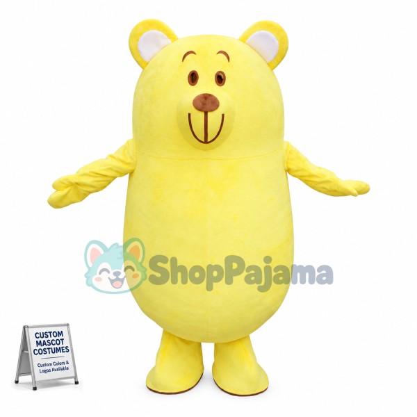 Yellow Mouse Mascot Costume