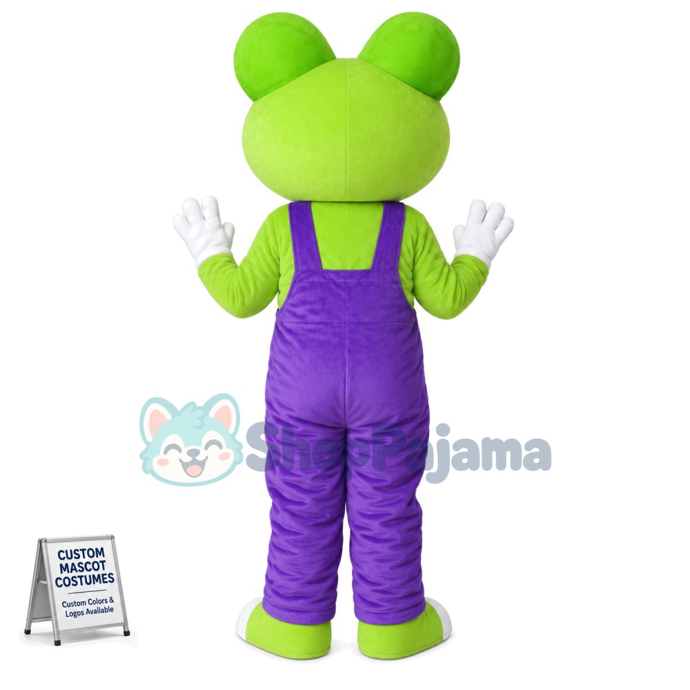 Superb Cute Frog Mascot Costume