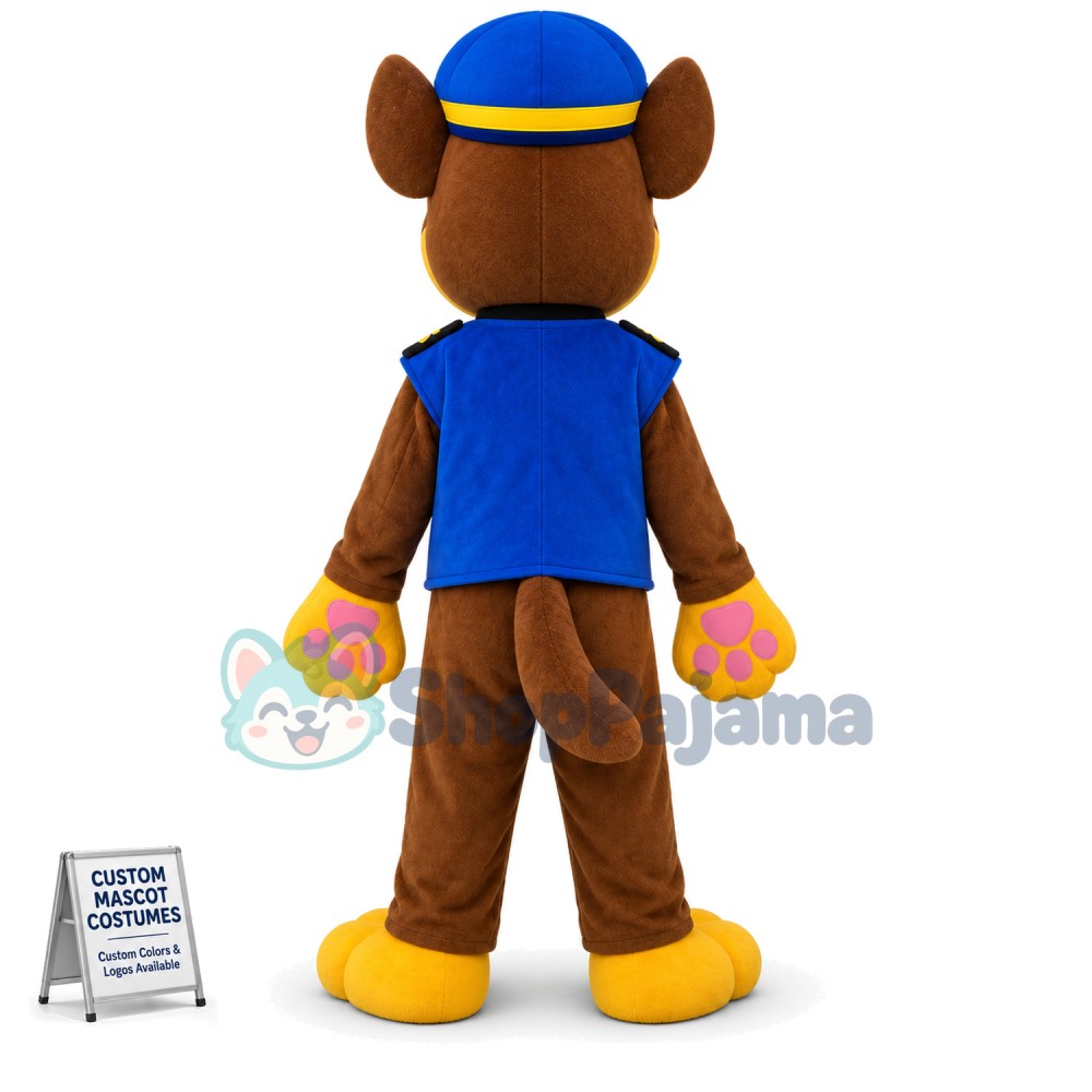 Cute Lightweight Paw Patrol Chase Mascot Costume