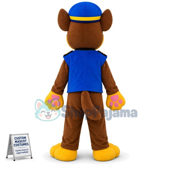 Cute Lightweight Paw Patrol Chase Mascot Costume