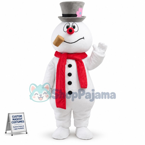Frosty Snowman Mascot Costume