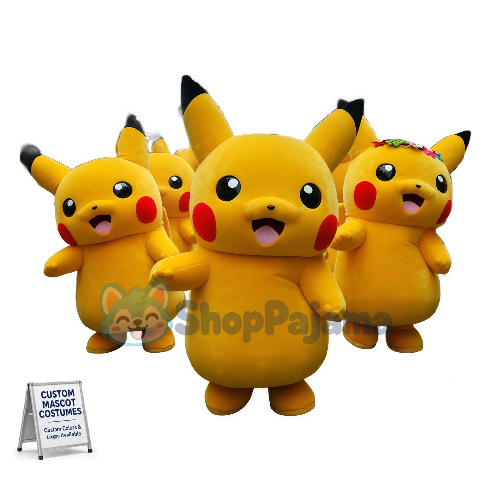 Cute Pikachu Cosplay Halloween Costume