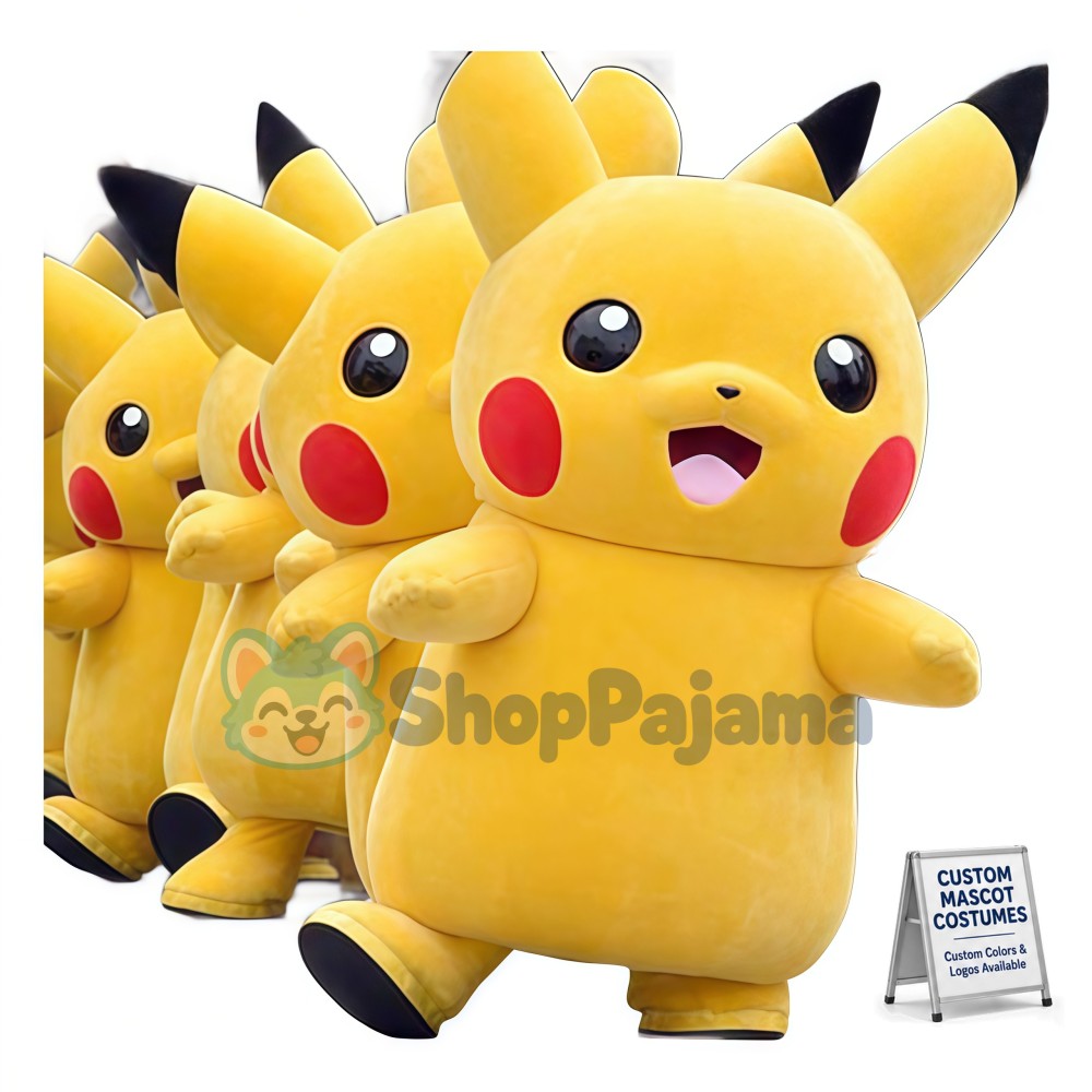 Cute Pikachu Cosplay Halloween Costume