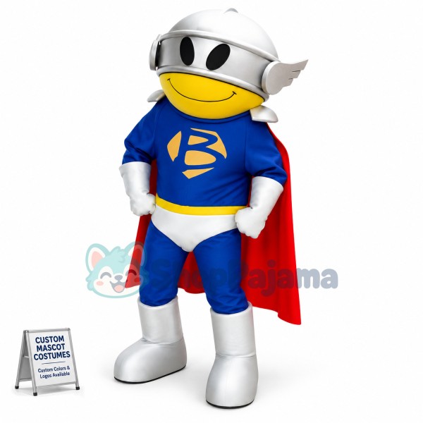 Armored Super Hero Mascot Costume