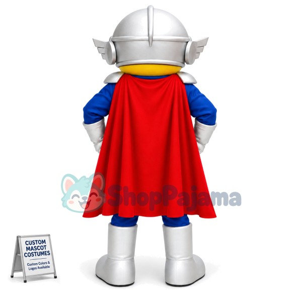Armored Super Hero Mascot Costume
