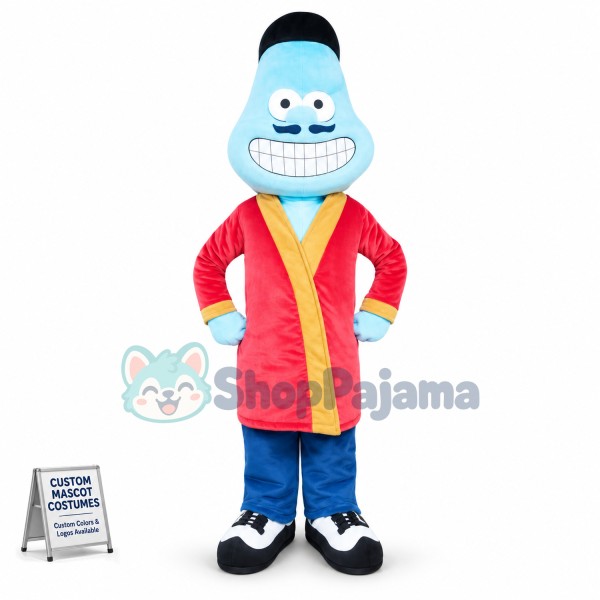 Bearded Doll With Nightgown Mascot Costume